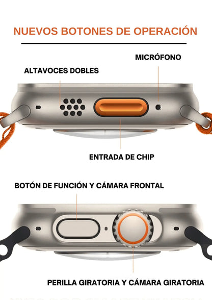 2 RELOJ INTELIGENTE - TEN UN MINI CELULAR EN TU MUÑECA + FUNCIONES EXCLUSIVAS DE CONTROL DE SALUD