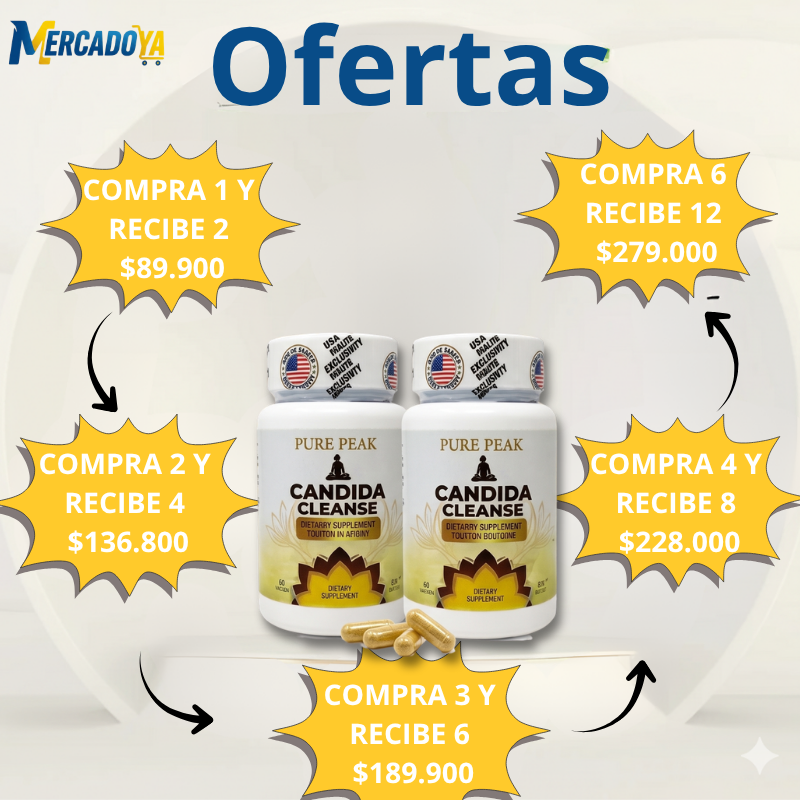 Candida Cleanse- Distribuidor Oficial Mercadoya™
