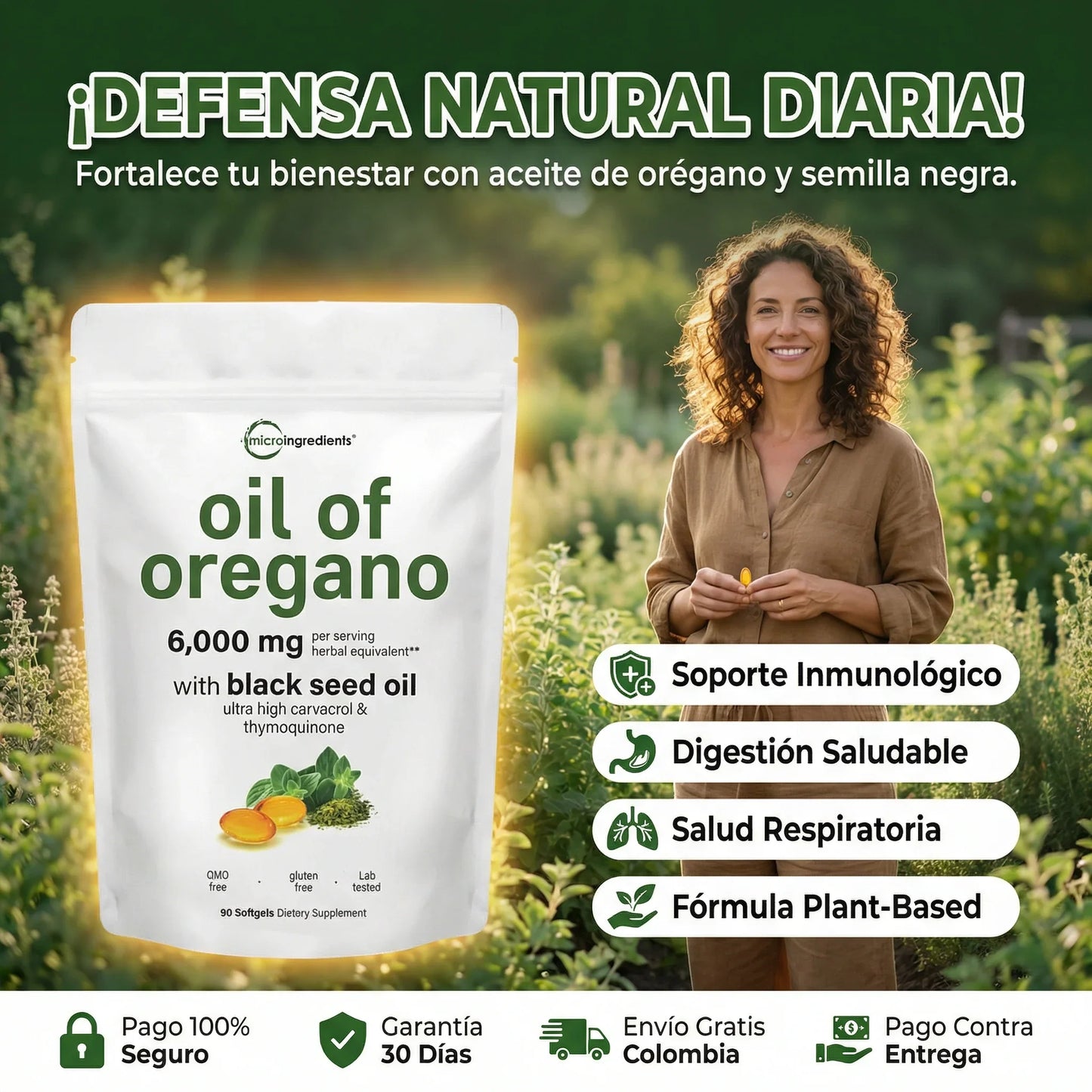 Oil of Oregano  Microingredients® Único Distribuidor Oficial en Colombia